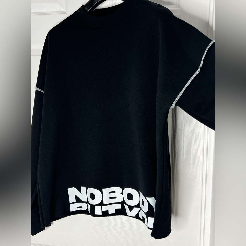 Sonder Brent Faiyaz Streetwear “Nobody But You” Black Sweatshirt Sz M - Picture 5 of 12